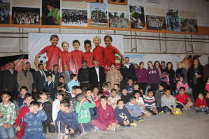 افتتاح أكاديمية كرة القدم للأطفال في سرية رام الل
