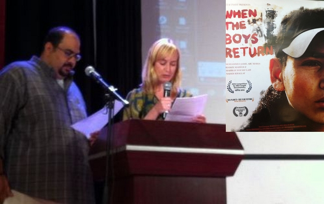  'عندما يعود الاطفال'.... فلم وثائقي عن الاطفال الاسرى للمخرجة النرويجية تونا اندرسن‎